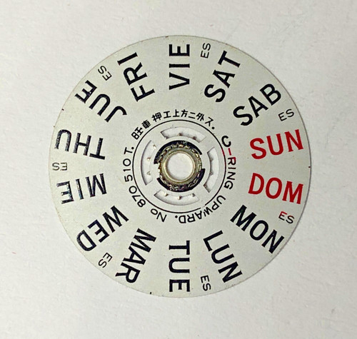 Seiko day wheel - wheel, no.