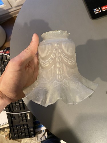 Ancienne tulipe verre - ancienne,