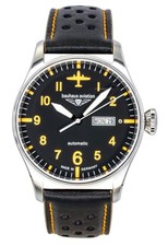 Bauhaus aviation cuir noir - aviation,