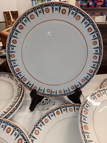 Assiette plate terre - , fer