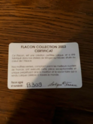 Flacon parfum ancien de - flacon,