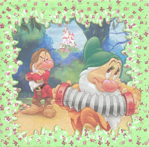 Lot serviettes en papier - de,