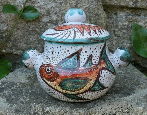 Ancien petit pot terre - pot,