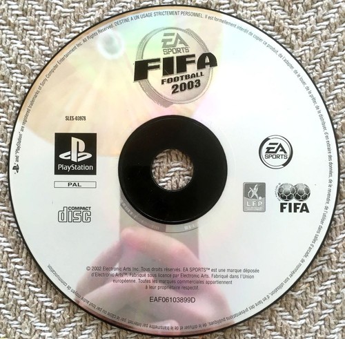 Fifa football 2003 disque - football,
