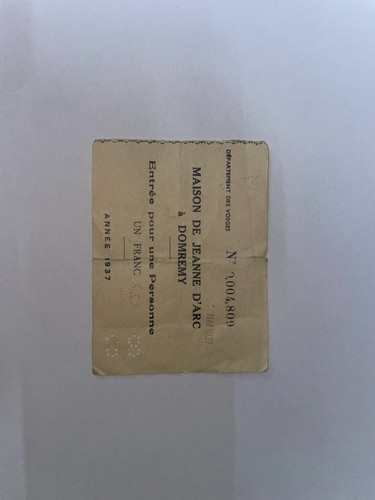 Ancien billet d entrée - [ancien],