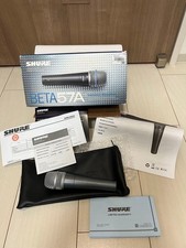 Microphone d'instrument vocal dynamique Shure Beta 57A d'occasion