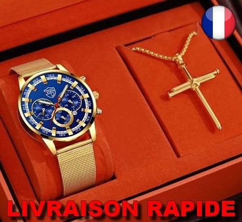 Montre deyros homme maille - montre,