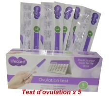 Lot 5 Test d'ovulation Lifecare