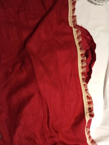 Paire rideaux rouge - de,