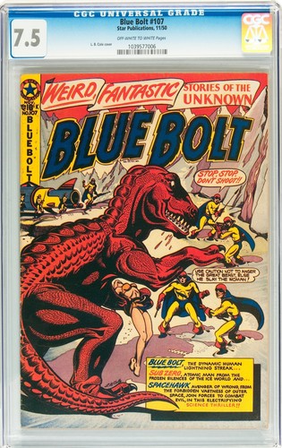 Blue bolt 107 cgc l - 107, 7.5