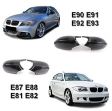 Coques Retroviseurs Carbone Pointue BMW Serie 1 2 3 E81 E82 E87 E88 E90 E91 E92
