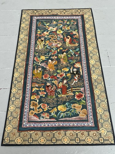 Antique chinois soie broderie - chinois,