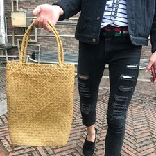  Sac Plage Paille Cabas De