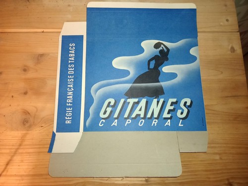 Boite carton pub plv - boite, gitanes