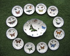 Service à dessert en faïence