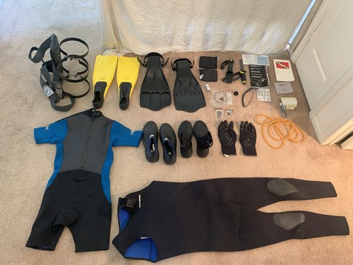 Lot diving surfing - lot, of