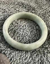 Bracelet jonc en Jade vert clair