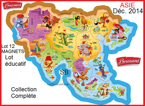 Brossard savane lot magnets - savane,