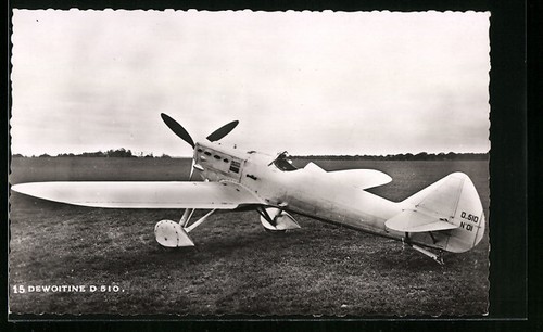 Dewoitine 510 avion de - ak,