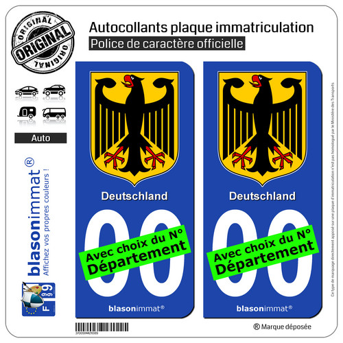 Stickers autocollant plaque - 2,
