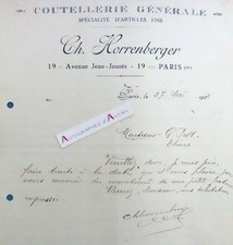 ● Ch HORRENBERGER 1923