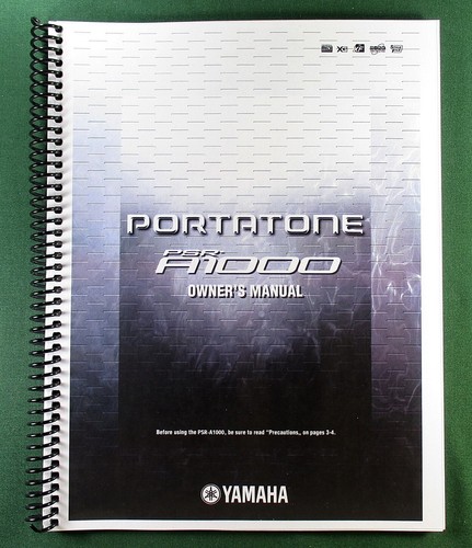 Yamaha psr a1000 instruction - yamaha, psr-a1000