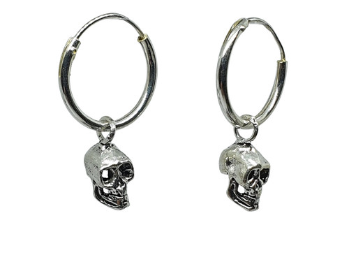Boucles oreilles crâne - boucles,