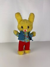 Ancienne Peluche Lapin jaune