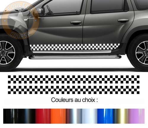 Bandes damiers pour dacia - bandes,