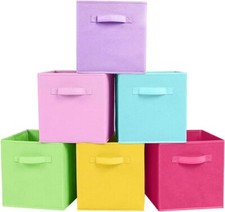 Lot de 6 cubes de rangement