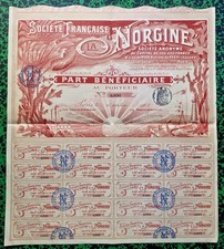 Dépt 75 Paris - Top Déco & Très Rare Produits Pharmaceutiques LA NORGINE de 1903