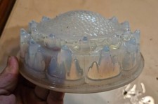 Fond De Lustre Art Deco en verre Moulé Ezan Petitot Lacroix Muller degué