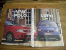 ESSAI DETAILLE.............VW LUPO 1.4 16V / VW POLO 1.4 16V............