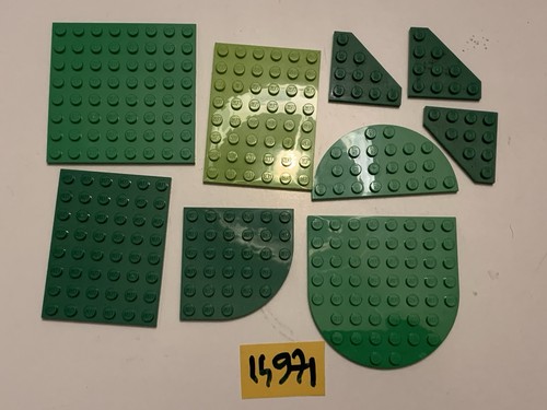 Lot pièce lego verte - lot, de