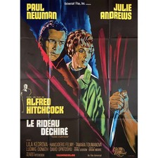 TORN CURTAIN French Movie Poster  - 47x63 in. - 1966 - Alfred Hitchcock, Paul Ne