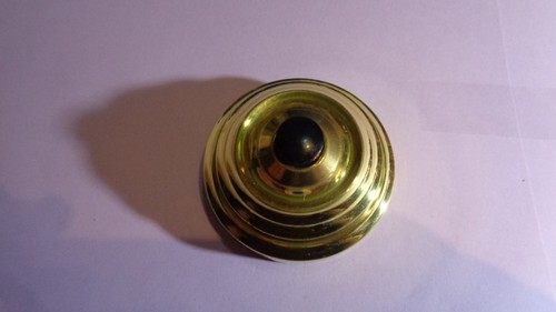 Sonnette ronde bronze - sonnette,