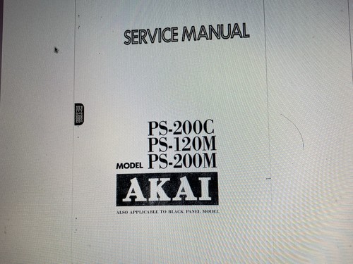 Akai 200c service manual - akai,