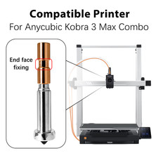 Pour imprimante 3D Hotend intégrée Anycubic Kobra 3 Max Combo buse en cuivre-...