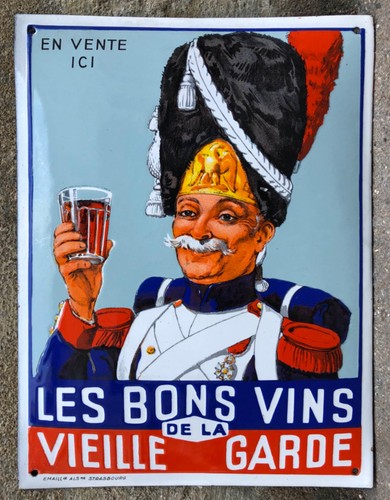 Poster affiche vin vieille - ,