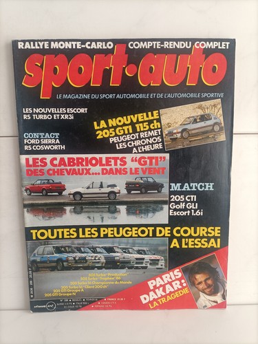 Sport auto 289 205 - 289, gti