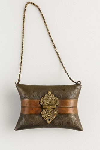 Ancienne minaudière cuivre - minaudière,