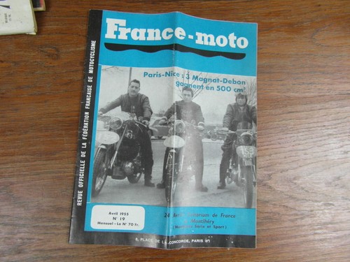 Revue france moto - revue, avril