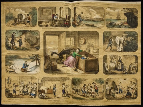 Rare 1853ca les enfants - 1853ca,