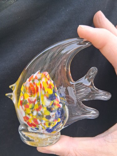 Figurine poisson verre - figurine,