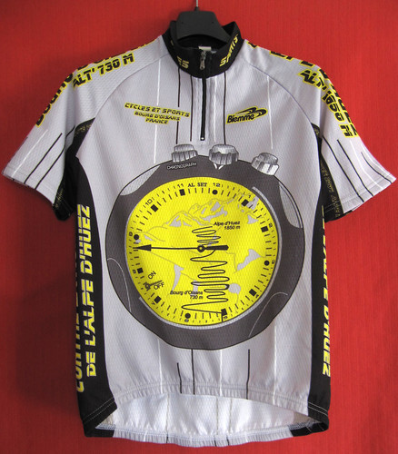 Maillot cycliste contre - cycliste,