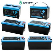 LiFePO4 Batterie 12V 24V 36V 48V - 50Ah 100AH 200Ah 300Ah 400Ah 4000+ Cycles