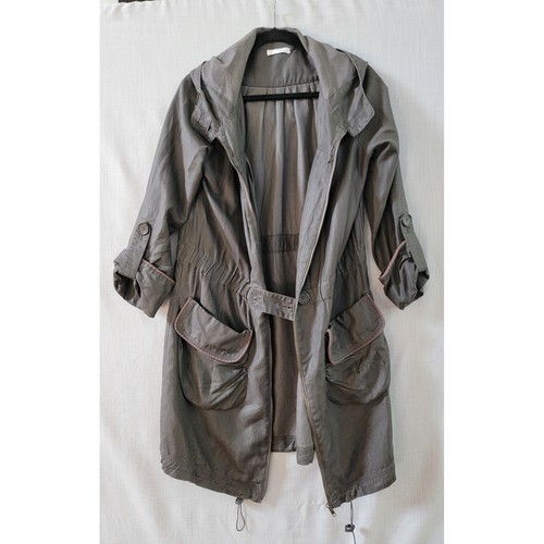 Promod charcoal utility parka - charcoal,