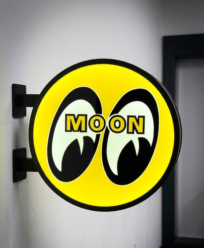 Enseigne mooneyes lumineuse - enseigne,