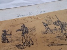 PLANCHE DESSIN ANCIEN LES