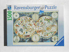 Puzzle Mappemonde des Animaux Fantastiques 1500 pièces